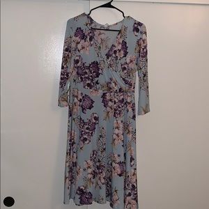 Maternity faux wrap dress. Size XL